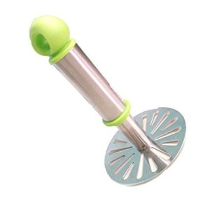 GANESH Stainless Steel Potato Crusher Vegetable Smasher Pav Bhaji