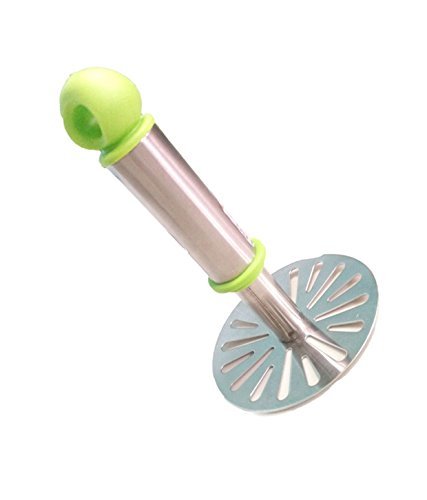 GANESH Stainless Steel Potato Crusher Vegetable Smasher Pav Bhaji